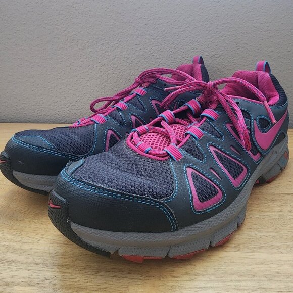 Nike Air Alvord 10 Black Fireberry Anthracite Trail Hiking Shoes Womens 10 EUC - Picture 6 of 11